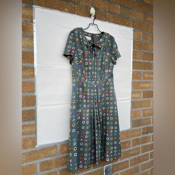 Maison common silk midi dress size 38/6 - Picture 4 of 14